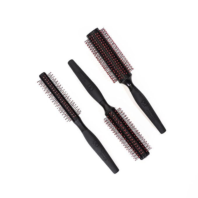 Cricket Static Free RPM 12XL Row Round Hair Brush - Effortless Curling, Blow-Drying, and Styling, Ideal for Adding Volume and Creating Smooth Finishes, All Hair Types