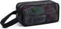 Moyad Mesh Shower Caddy Portable Toiletry Bag College Dorm Room Essentials for Girls Guys Gym Bag Camping Organizer Hanging Bathroom Mesh Bag, Black