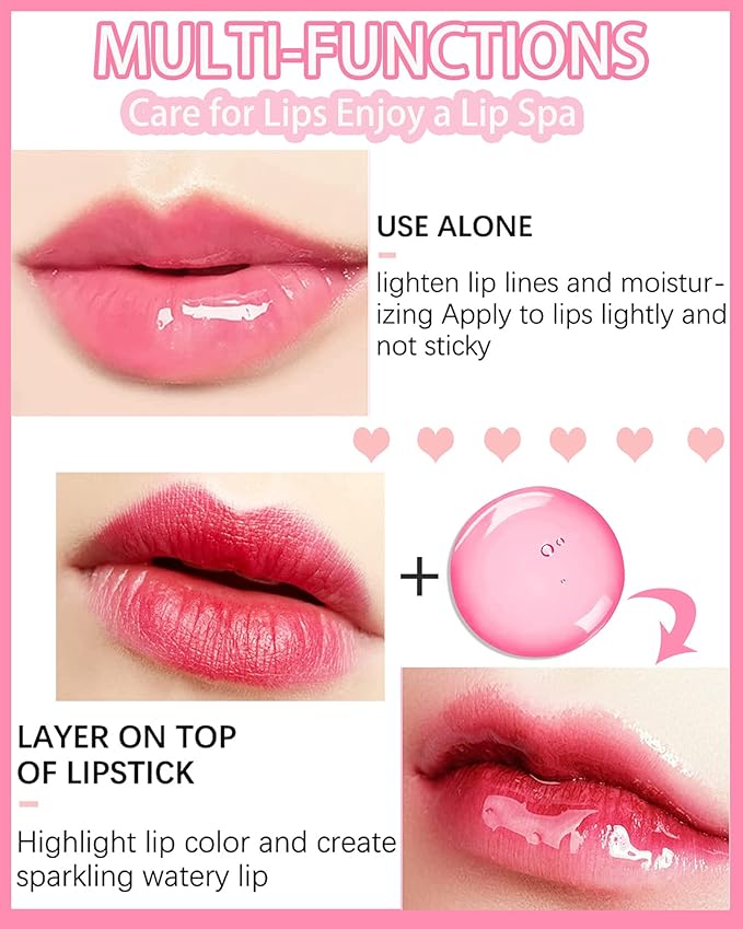 Plumping Lip Glow Oil,Hydrating Tinted Lip Oil Gloss,Transparent Toot Lip Oil Lipgloss,Long Lasting Moisturizing Glow Reviver Lip Care Oil,Glossier Lip Tint Stain Lipstain,Gift for Women(#015 Cherry)