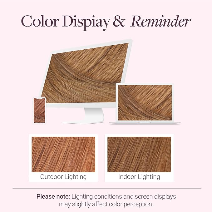 GOO GOO Clip in Hair Extensions Real Human Hair, Remy Human Hair Extensions Clip ins for Women, Natural Human Hair, 16inch 120g 7 Pcs, #330 Cinnamon Terra Copper