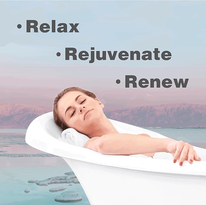 One With Nature 100% Pure Dead Sea Salt for Bath Eucalyptus, 2.5oz 6Pack. Dead Sea Salt is high in 21 Essential Minerals, Such as Magnesium, Sulfur, Zinc, Potassium. Skin Nourishing and Therapeutic.