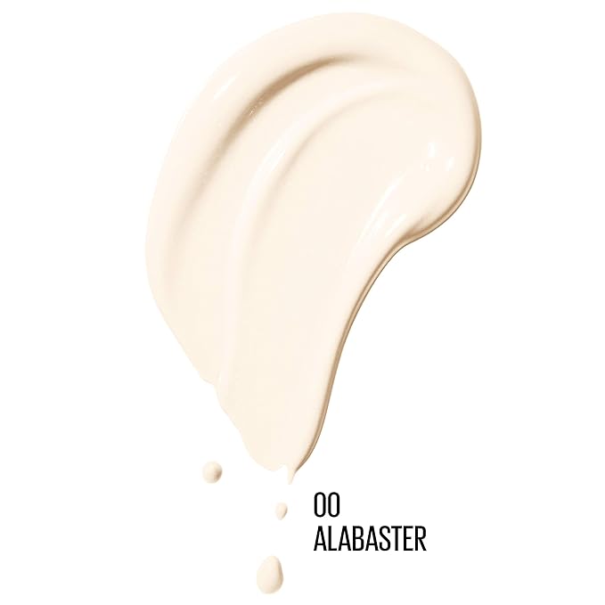 Maybelline New York Dream Radiant Liquid Medium Coverage Hydrating Makeup, Lightweight Foundation, Alabaster, 1 Fl Oz