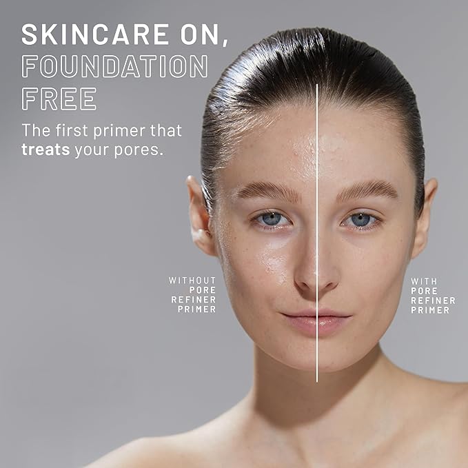 Dr. Brandt Pores No More, Pore Refiner Primer - Instantly Minimizes the Appearance of Pores, Absorbs Oil & Mattifies Shine - 0.5 fl oz