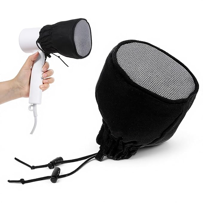 Foldable Sock Diffuser for Hair Dryer, 5.12x3.94" Hair Dryer Sock Cover, Universal Diffuser Cap for Curly Hair, Compact Travel Hair Dryer Attachment for Home Travel Hotel Hairstyling