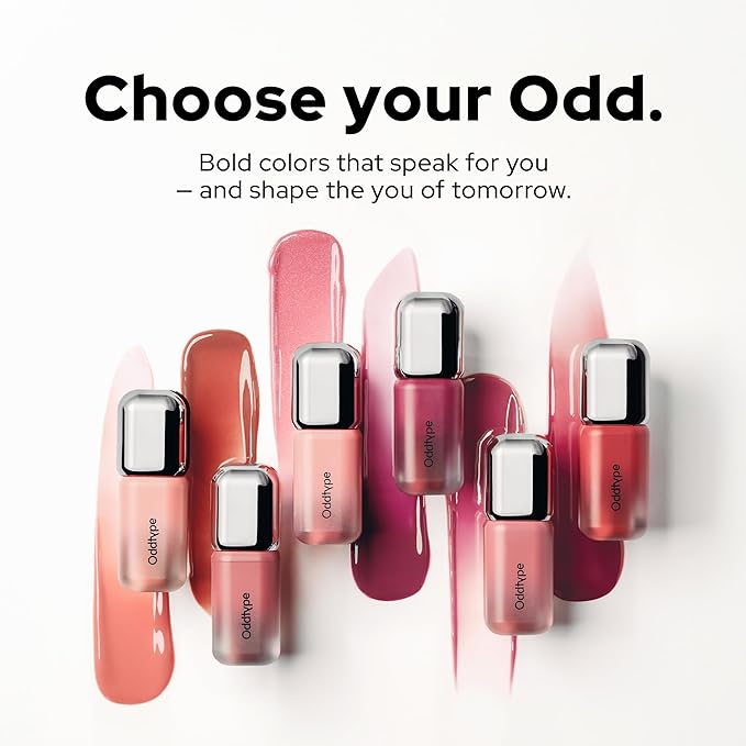 Unseen Balloon Tint, 6 Colors Set for All Skin Types. Buildable Color, Long Lasting Glossy Lip Stains, Lightweight Lip Gloss Make up (GEEK, 1 Oz)