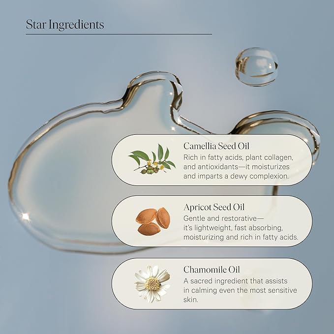 Biography Long June Quieting Face Oil, 30ml - Natural Smoothing & Clarifying Dry Oil. Clarifying, Moisturizing & Hydrating Beauty Facial Oil for Women w/Camellia, Vitamin E & Marula