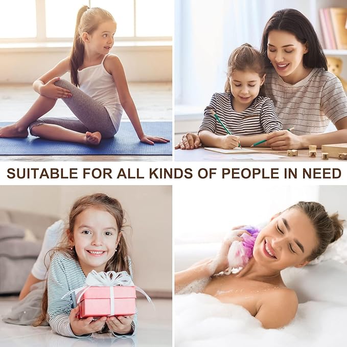 100 Pcs Thick Seamless Hair Ties, Ponytail Holders Hair Accessories No Damage for Thick Hair Christmas Gift(Dark Brown Colors)