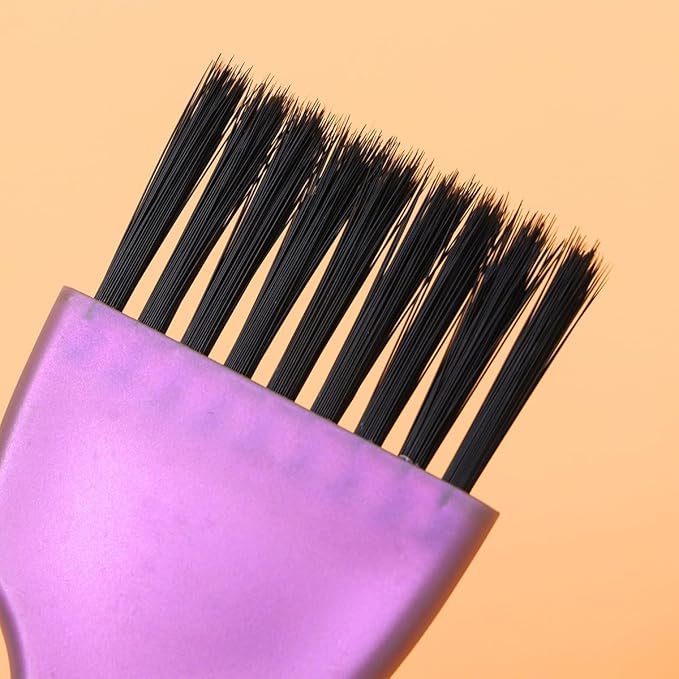 1 Set Purple Hair Dye Purple Outfit Mixing Bowls Set Hair Colour Applicator Hair Coloring Kit Highlight Brush Hair Dyeing Dyeing Applicator Hair Coloring Beard Tool