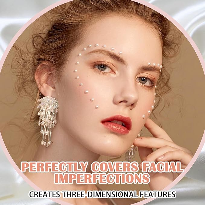 15 Colors Correcting Concealer Contour Palette,Cream Contour Makeup Palette with Brush,Contouring Liquid Foundation Concealer Palette Highlighting Makeup Kit for Conceals Dark Circles,Blemish