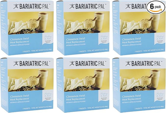 BariatricPal 15g Protein Shake or Pudding (Aspartame Free) - Cinnamon Swirl (6-Pack)