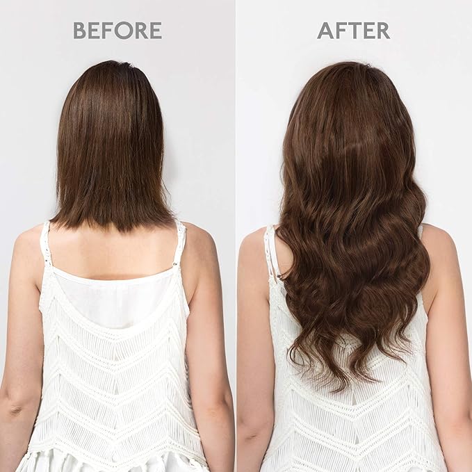 WENNALIFE Clip in Hair Extensions Real Human Hair, 14 Inch 120g 7pcs Remy Hair, Chocolate Brown Straight Natural Coloured Extensiones De Cabello Humano Con Clip Ins