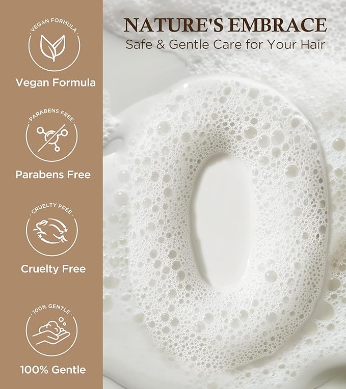 99% Pure Biotin Shampoo for 3X Thicker, Fuller Hair Growth, 80% Less Hair Loss w/Thuja Extract, Batana & Noni Fruit Oil Hair Care for Deep Nourishing,Rosemary Dandruff Treatment for Men Women,11.83oz