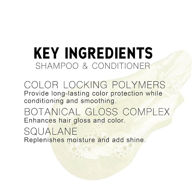 IGK MORE LIFE Color Extending Gloss Shampoo and Conditioner Set | Preserves Color Treated Hair | UV Protection | Vegan + Cruelty-Free | 1 Liter