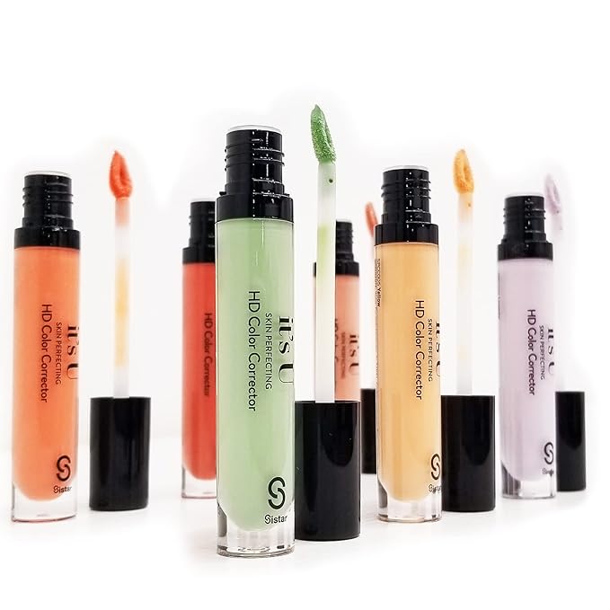 SISTAR It's U Skin Perfecting Conceal HD Contour Color Corrector Full Coverage Smooth and Flawless (Yellow)