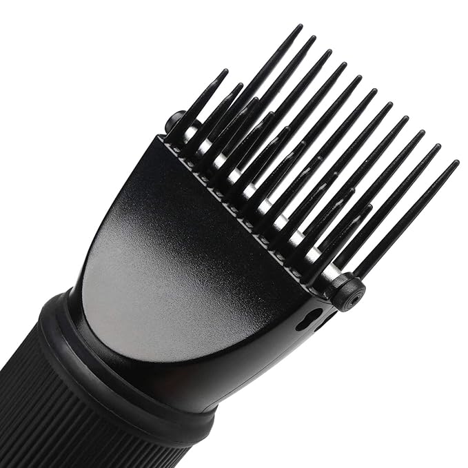 Segbeauty Blow Dryer Comb Attachment, Black Brush Attachments for Hair Dryer Concentrator Nozzle 1.69-1.76in and 2.12in, Pro Hairdressing Styling Salon Tool to Straighten Detangle Curly Natural Hair