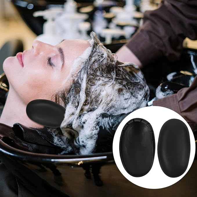 3 Pairs Ear Covers for Hair Dye Ear Protector for Hair Dryer Ear Shower Caps Ear Shield Earmuffs Hair Coloring Ear Caps for Salon Barber Home Hair Dye Bathing