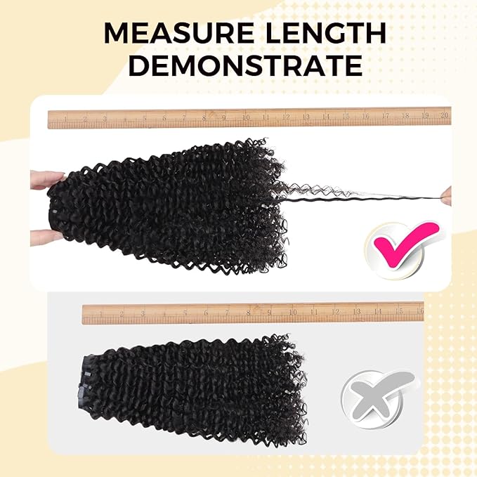 Lashey Seamless Clip in Hair Extensions Human Hair 110g 7pcs Kinky Curly Clip in Hair Extensions Real Human Hair with Soft PU Skin Weft for Women 22 Inch Natural Black