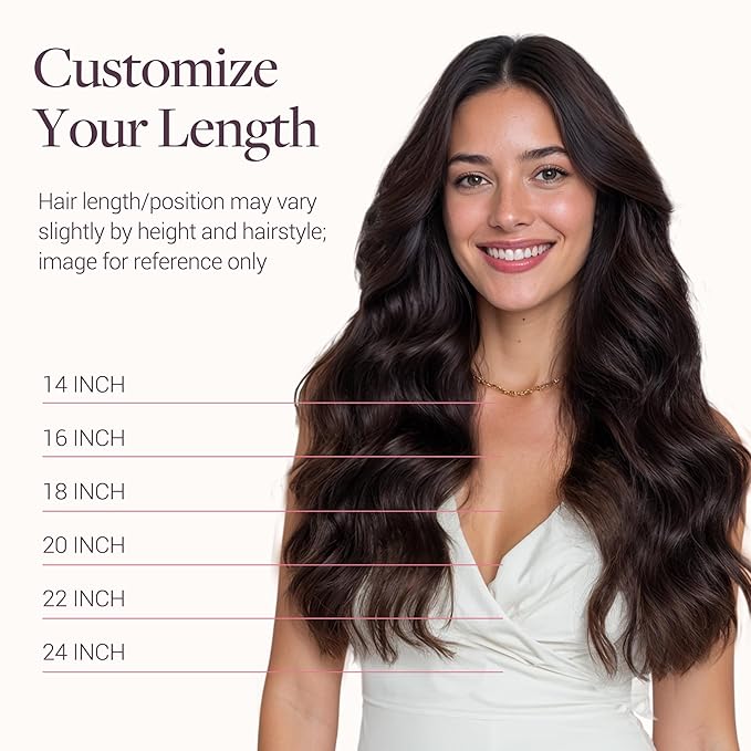 GOO GOO Tape in Hair Extensions Human Hair, 1B Natural black, 26inch 60g 20pcs, Skin Weft Seamless Invisible, Silky Straight with Thick Ends, Remy Human Hair