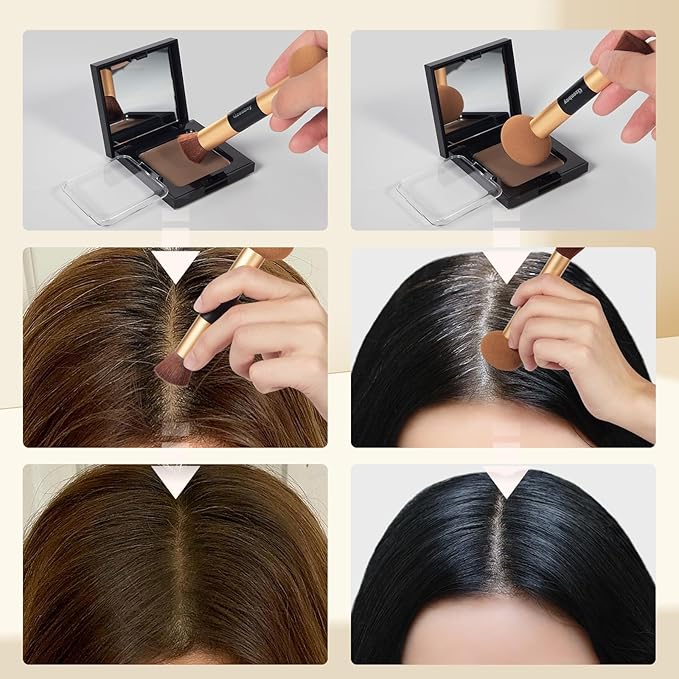 New Root Touch Up Hair Color,Gray Hair Cover Up,Cruelty Free Hairline Powder - Instantly Cover Touch Up, Hair Color Root Touch Up, Hair Powder for Women Root Touch Up(Blonde)
