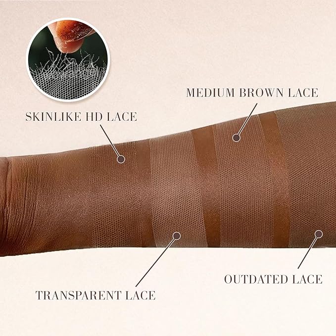1B/30 Highlight Ombre Brown Body Wave Lace Front Wig Human Hair 13x4 Full Frontal Lace Wig Bleached Tiny Knots Skinlike HD Lace 0.10mm Ultra-thin Invisible 200% Density 32 Inch Black and Brown Colored