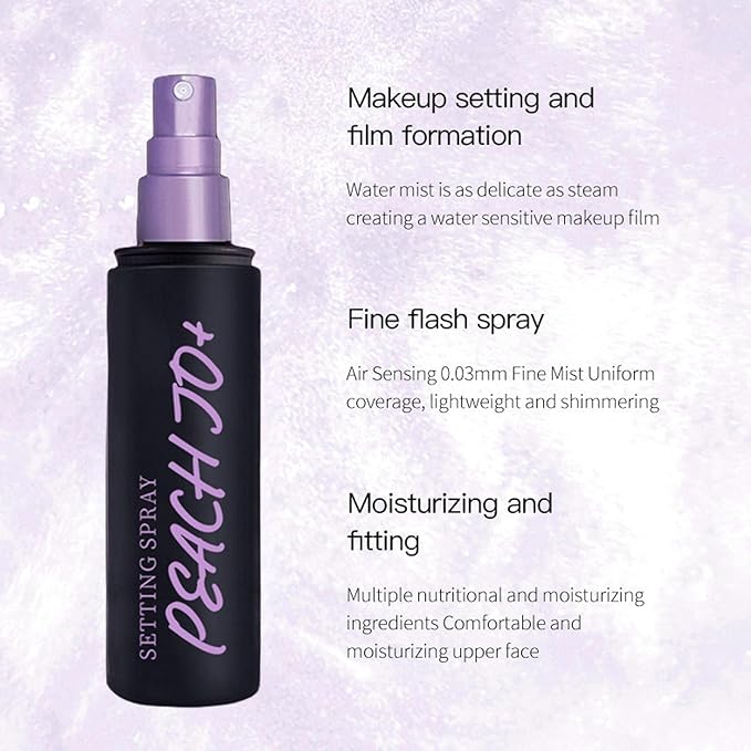Matte Setting Spray, Makeup Setting Spray for Face, 16 Hour Long Lasting Waterproof Setting Spray, Oil Control, Lightweight, Hydrating Setting Spray with Ultra Fine Setting Mist