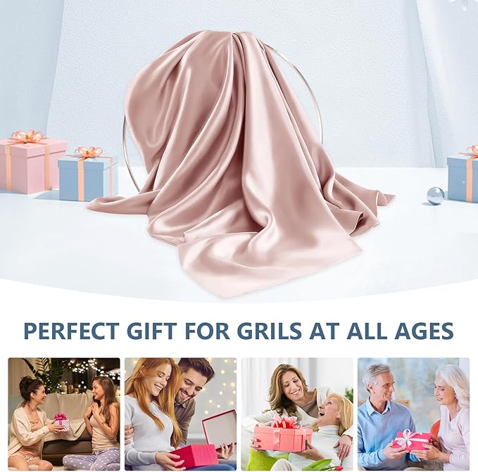 Silk Pillow Cases 2 Pack Standard Size Mulberry Silk Pillowcase Set of 2 for Hair & Skin 26 x 20 Inches 22 Momme Both Sided Grade 6A Silk Soft Breathable Cooling with Hidden Zipper, Pink