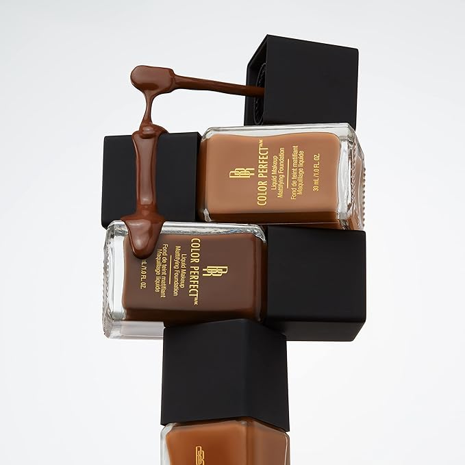 Black Radiance Color Perfect Liquid Full Coverage Foundation Makeup, Praline, 1 Ounce