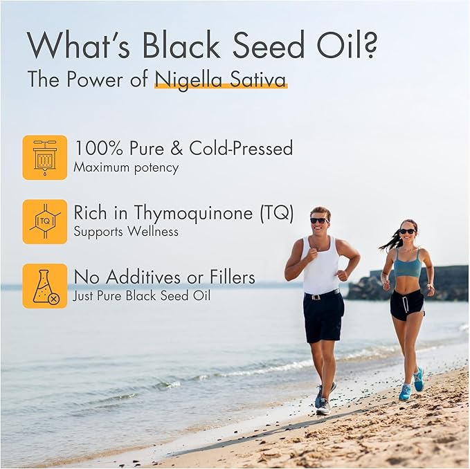 adalin Black Seed Oil Organic Cold Pressed 8.4 fl oz with Travel Size Oil of Oregano 0.34 fl oz | Black Cumin Seed | Nigella Sativa | High Thymoquinone & Carvacrol | Glass Bottle | Gluten Free