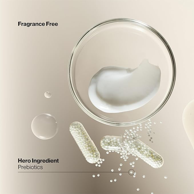 Suave Calming Relief Hand & Body Lotion for Women With Prebiotics For Sensitive Skin, Fragrance & Allergen Free, Helps Restore Skin's Moisture Barrier, 18 FL OZ, 6 Pack