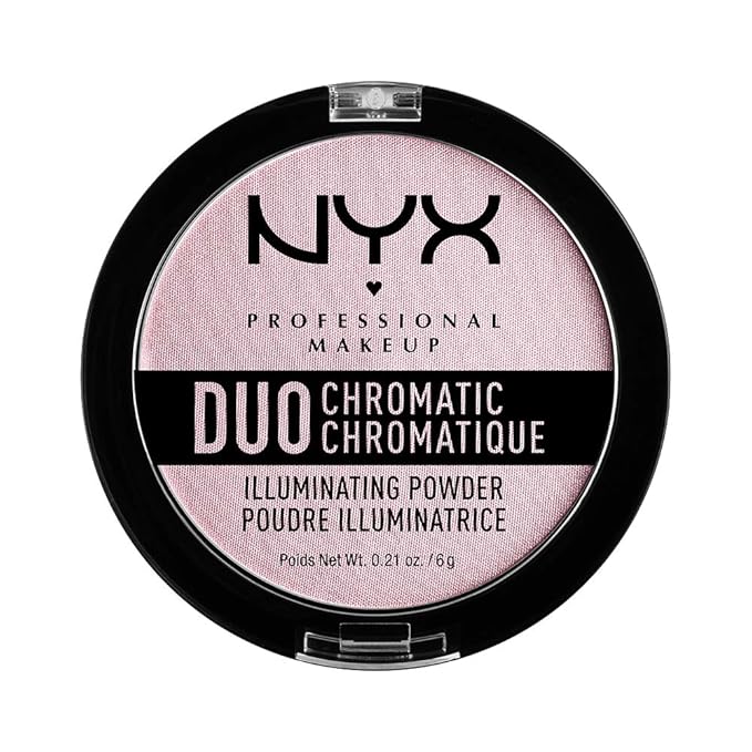 NYX PROFESSIONAL MAKEUP Duo Chromatic Illuminating Powder, Lavender Steel