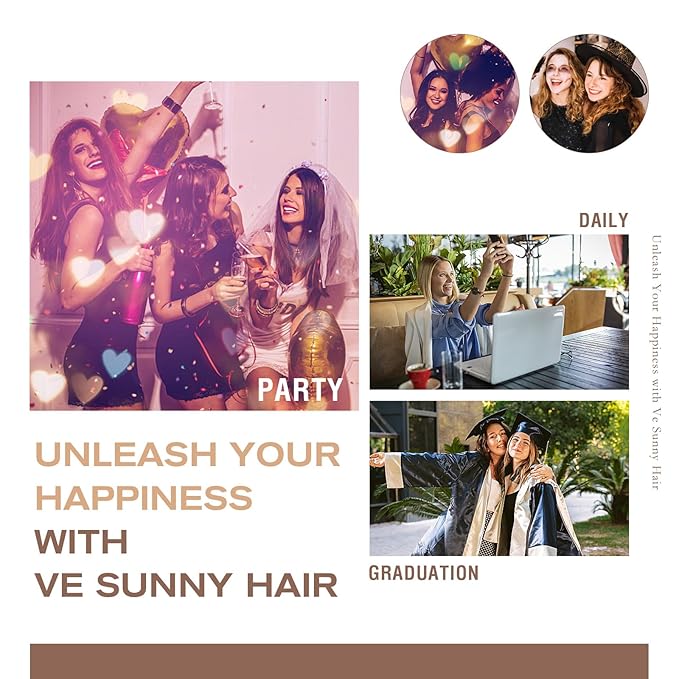 Ve Sunny 24 inch Hair Extensions Clip in Real Human Hair Light Brown Highlight Platinum Blonde Hair Extensions Clip ins Remy Straight Human Hair for Women 7pcs 120g
