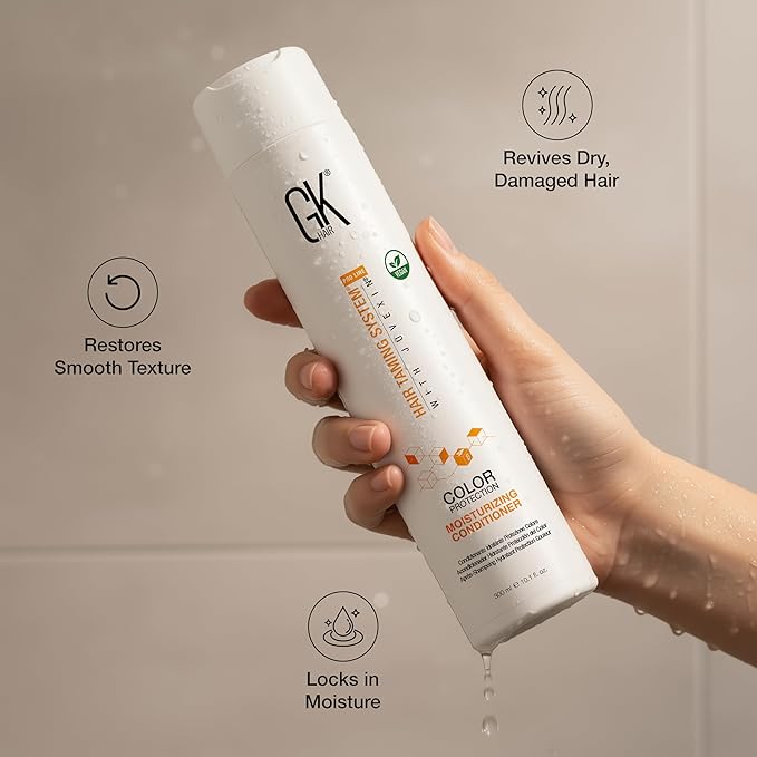 GK HAIR shampoo and conditioner set - Sulfate Free shampoo and Conditioner For Volumizing, Hydrating & Color Treated Hair-Made with Aloe vera, Parki Butter- Free of Parabens & Phthalates (10 Fl Oz)