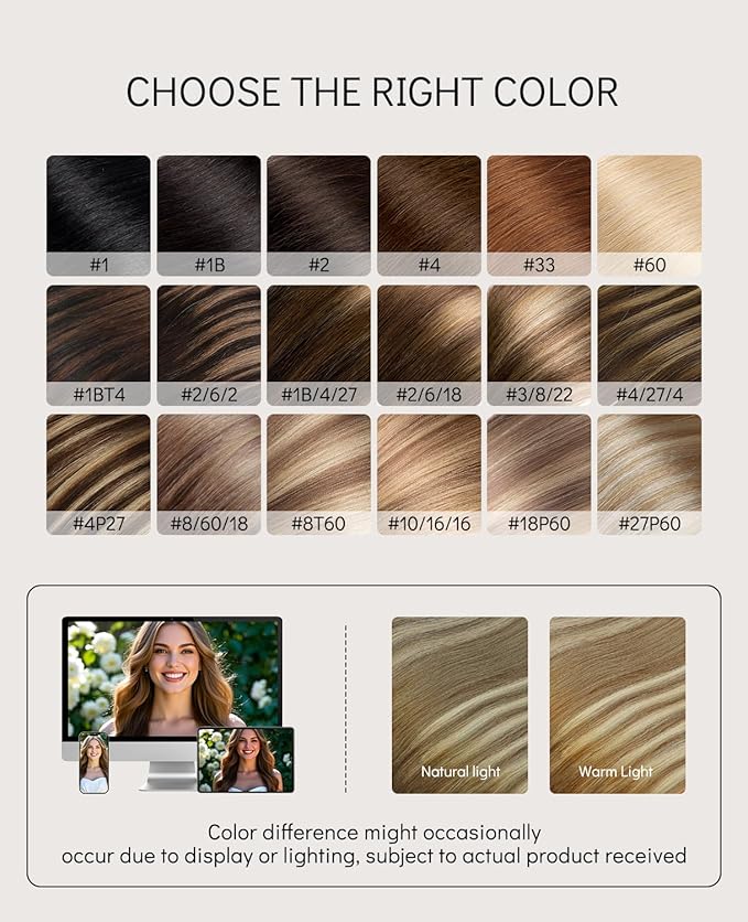 VINBAO Invisi Edge Tape in Human Hair Extensions Balayage Darker Brown Fading to Ash Brown Highlights Blonde 60g 20pcs Injection Tape in Hair Extensions 22inch #3/8/22