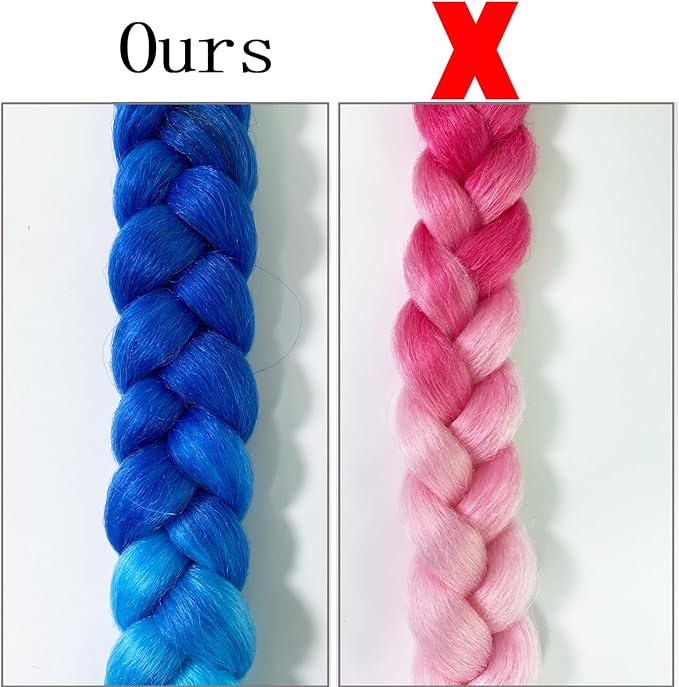 2PCS Pigtail Motorcycle Helmet Ponytail Bicycle Braids Hair Tails for Any Helmets - Suction Cup Reusable Design (Helmet Not Included)