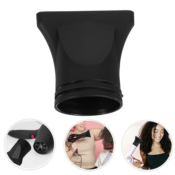Flat Hair Dryer Nozzle Attachment Concentrator for Quick Even Drying and Heat Protection Professional Salon and Home Styling Accessory