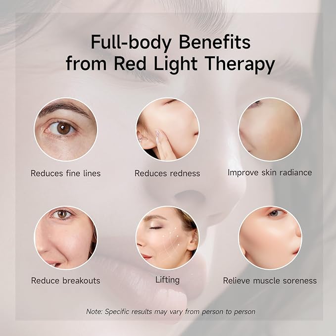 Megelin 8 in 1 Colors LED Light Therapy Machine