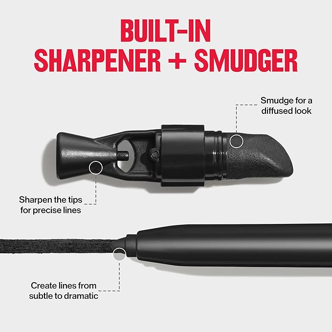 REVLON ColorStay Pencil Waterproof Eyeliner, Smudge-Proof, Eye Makeup with Built-In Sharpener, Packaging May Vary, 209 Black Violet, 0.01 oz