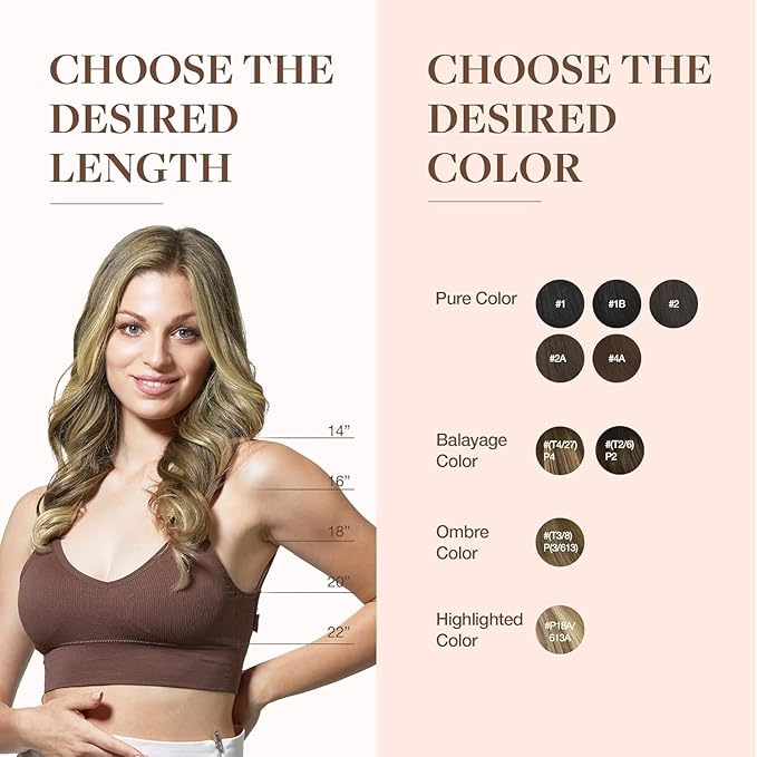GOO GOO Clip in Hair Extensions Real Human Hair, Remy Human Hair Extensions Clip ins for Women, Natural Human Hair, 16inch 110g 7Pcs, 5A/90/16F Bahamian Balayage