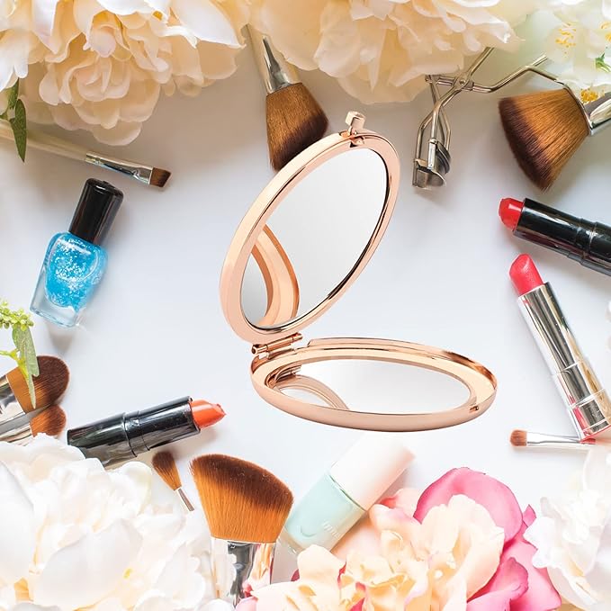 MYOSPARK Twilight Movie Compact Makeup Mirror Edward and Bella Fans Gift Vampire Fans Gift Movie Inspired Gift Fandom Gift (Twilight AMirror)