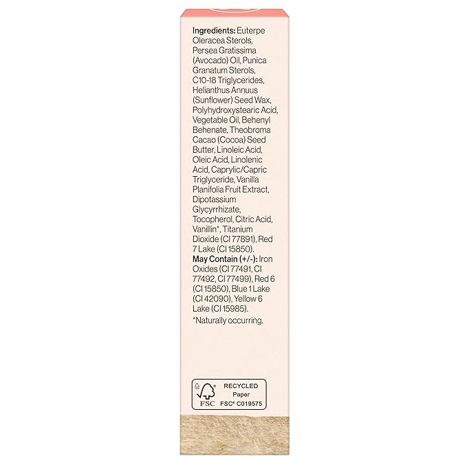 Honest Beauty Tinted Lip Balm | Antioxidant-rich Acai Extracts + Avocado Oil | EWG Certified, Vegan, Cruelty Free | Plum Drop