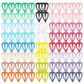 heart Hair Clips for Toddlers,Colorful Cute Lovely Non-slip Hair Barrettes Hair Accessories for Women Girls（100 Pcs ）