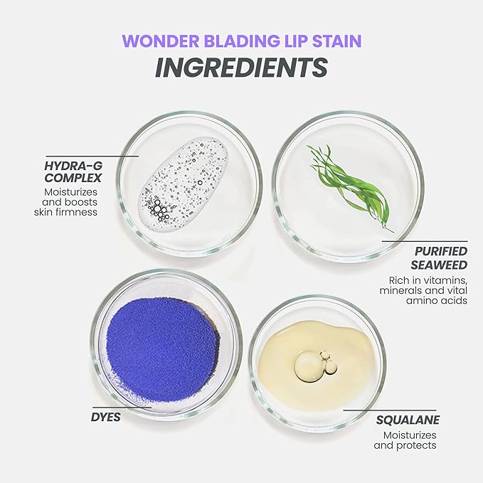 Wonderskin Wonder Blading All Day Lip Stain Peel Off Masque and Reveal Kit - Long Lasting, Waterproof Pink Lip Tint, Transfer Proof Natural Makeup Stain Kit (Sweetheart)