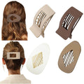 Flat Hair Clips for Woman,4PCS French Flat Hair Claw Clips,Matte No-Slip Hair ClipDuckbill Hair Clips for Thick and Thin Hair,Strong Hold Barrettes