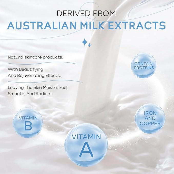 Milk skin care set - skincare set for women - facial skin care sets & kits - gift set skincare - skin care sets for teens- skin care sets for girl