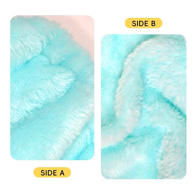 Face Wash Headband Set Adjustable Makeup Hair Headbands, Cute Spa Skincare Headband and Wristband Set 4PK, Ideal for Face Washing Coral Velvet for Girl Women