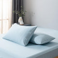 Bella Coterie | Luxury Bamboo Viscose Queen Size Pillowcase Set | 100% Organically Grown | Ultra Soft | Cooling | 2 Pcs [Coastal Blue]