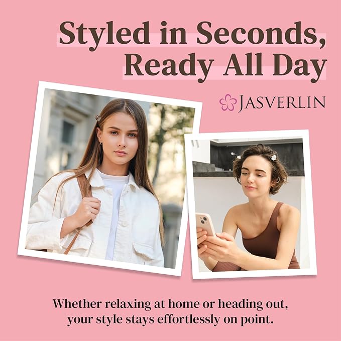 50Pcs Matte Mini Hair Claw Clips, Small Cute Tiny Clips for Thin Short Curly Hair Women Girls Toddlers, Braids & Buns Accessories (Neutral Colors)