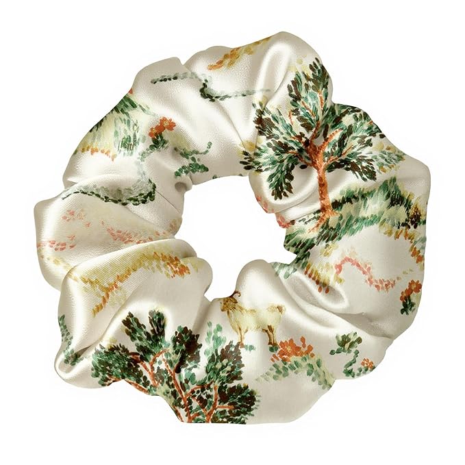 LILYSILK Silk Hair Scrunchies Ties for Frizz & Breakage Prevention 100% Mulberry No Damage Elastic Ponytail Holders, Aries