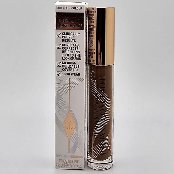 Charlotte Tilbury Beautiful Skin Radiant Concealer 17 Deep 0.25 oz