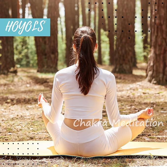 HOYOLS Hair Elastics Bands, No Metal Chakra Color Hair Ties Colored Ponytail Holder No Snag for Girls Women 2mm - 7 Hues 84 Count